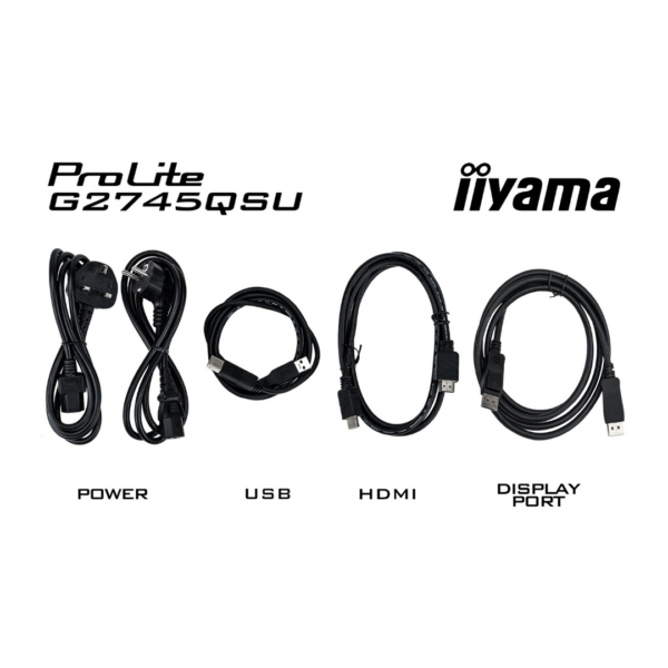 Ecran 27" Iiyama G-Master Black Hawk G2745QSU-B1 1440p 100Hz – Image 12