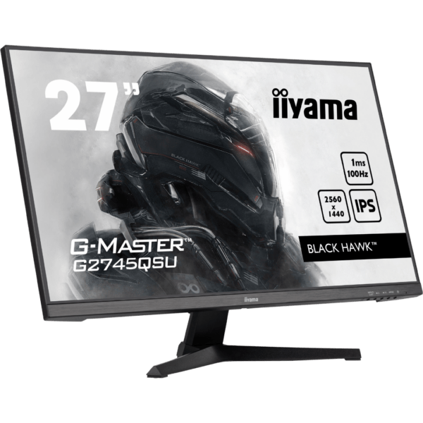 Ecran 27" Iiyama G-Master Black Hawk G2745QSU-B1 1440p 100Hz – Image 3