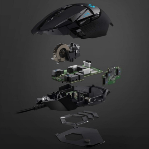 Logitech G502 HERO RGB Souris gaming filaire haute précision – Image 9