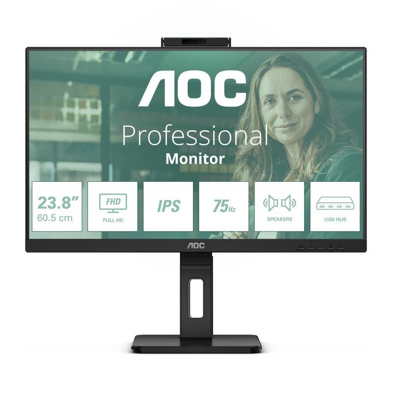 AOC 24P3QW Écran Plat Full HD 23.8" Noir