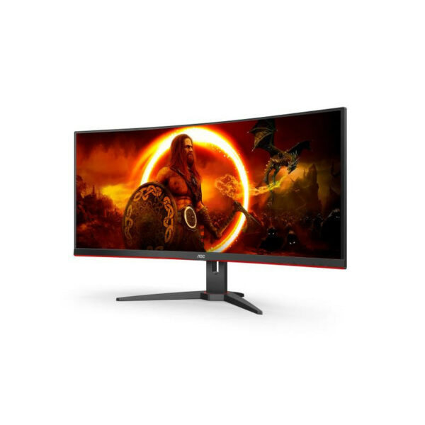 AOC G2 CU34G2XE/BK LED 34" Wide Quad HD Noir, Rouge – Image 4