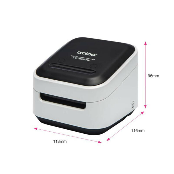 Brother VC-500W imprimante étiquettes couleur ZINK Wifi – Image 2