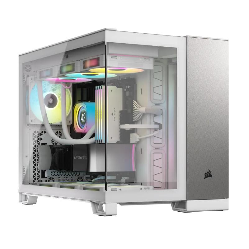 Corsair Mid Tower Gris Blanc - Unité Centrale PC