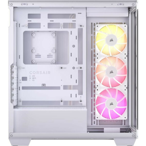 Corsair 3500X ARGB Blanc Mid Tower élégant – Image 4