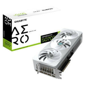 Gigabyte RTX 5070 Ti AERO OC 16GB GDDR7 Blanc