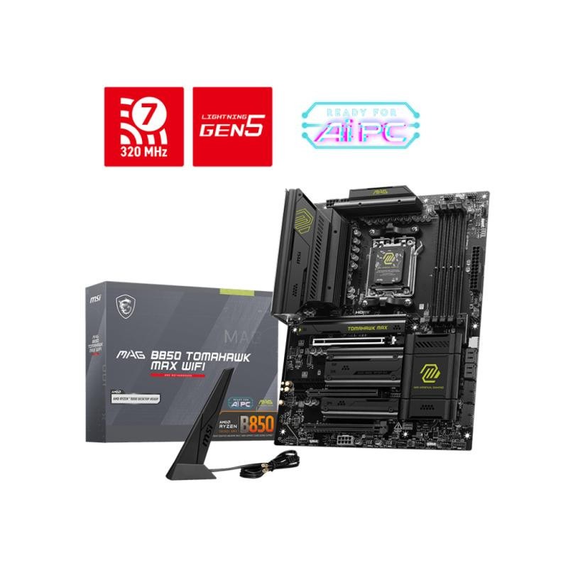 MSI MAG B850 TOMAHAWK MAX WIFI - Carte Mère Gaming