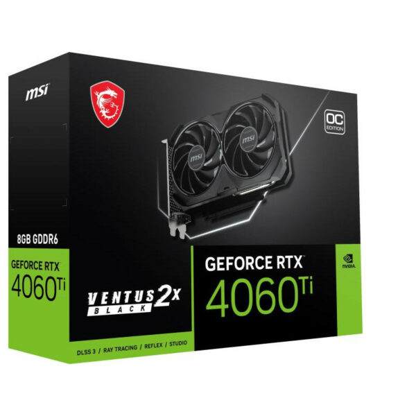 MSI RTX 4060TI VENTUS 2X BLACK 8G OC – Image 9