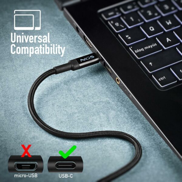 Câble USB-C 2m 100W – Charge rapide & transfert 480 Mbps – Image 7
