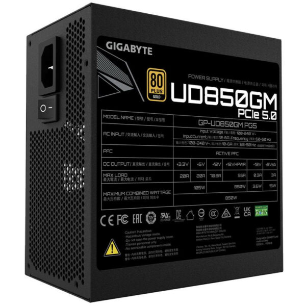 GIGABYTE UD850GM PG5 - PCIe 5 - 80+GOLD – Image 5