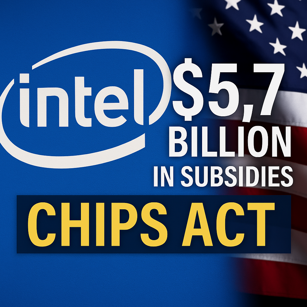 Intel USA subvention Chips Act