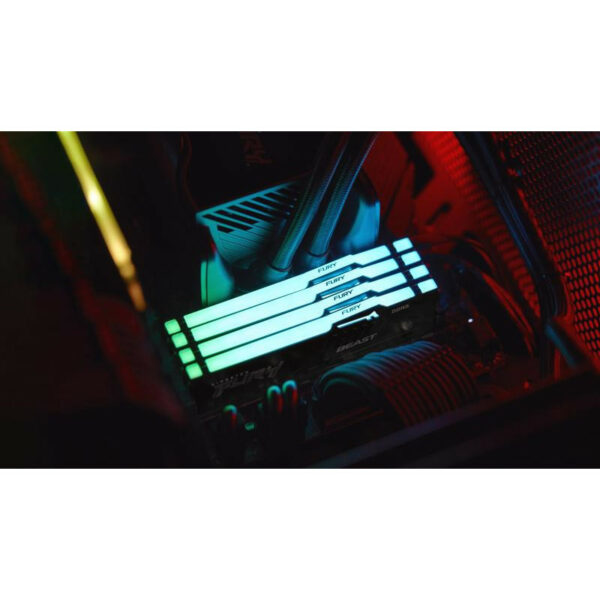 Kingston Technology FURY 16 Go 5200 MT/s DDR5 CL40 DIMM (Kits de 2) Beast RGB – Image 13