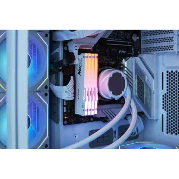 Kingston Technology FURY 32 Go 5600 MT/s DDR5 CL36 DIMM (Kits de 2) Beast White RGB EXPO – Image 7