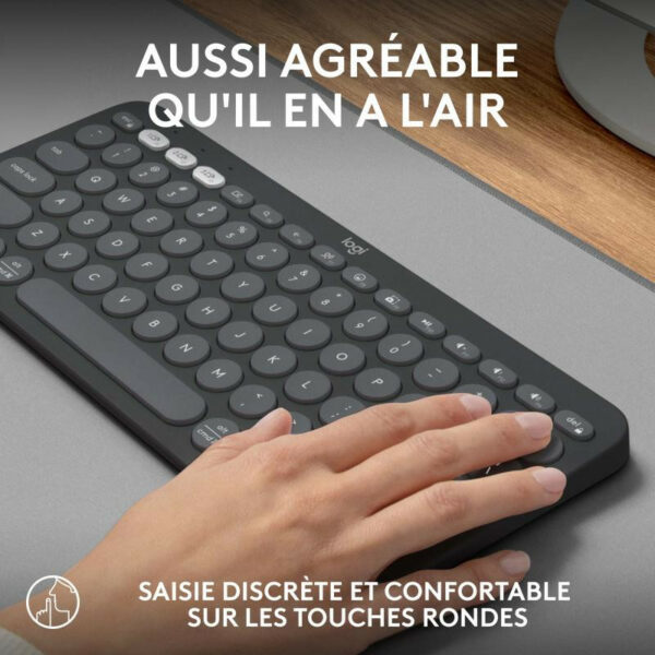 Logitech Pebble Keys 2 K380s Noir – Image 6