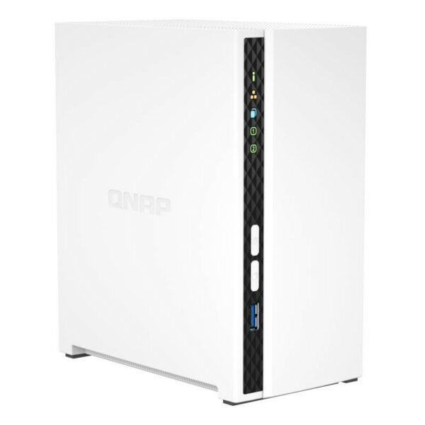 QNAP TS-233 Mini Tower ARM Cortex-A55 2 Go Blanc – Image 2