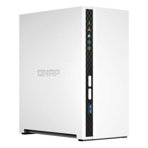 QNAP TS-233 Mini Tower ARM Cortex-A55 2 Go Blanc – Image 3