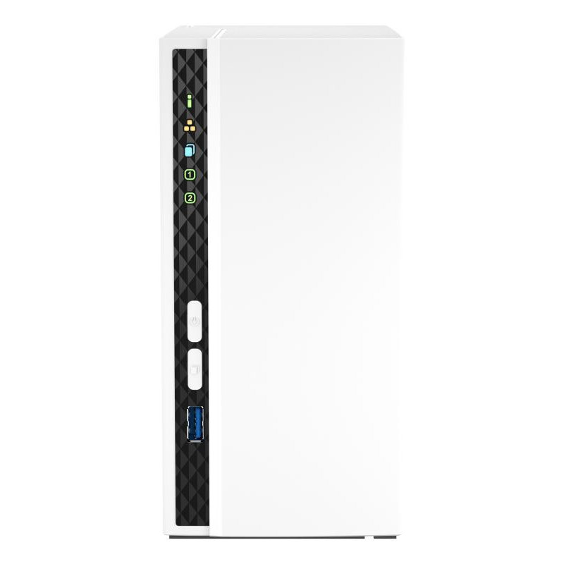 QNAP TS-233 Mini Tower ARM Cortex-A55 2 Go Blanc