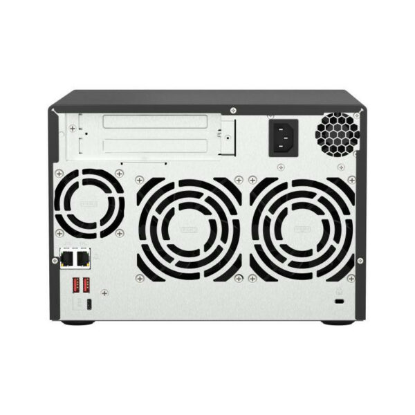 QNAP TS-673A NAS Tower AMD Ryzen V1500B 8 Go DDR4 Noir – Image 6
