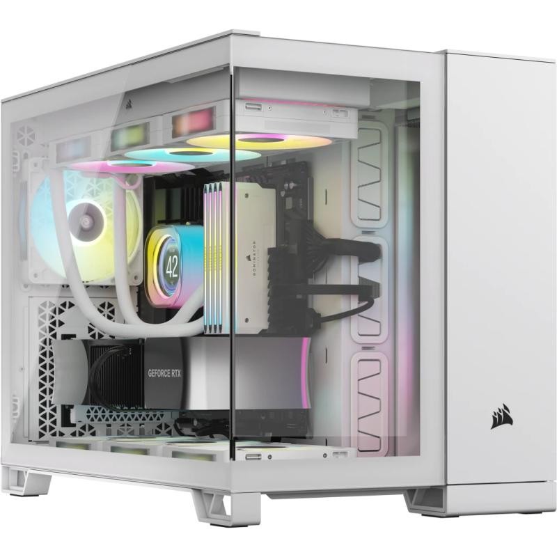 Corsair 2500X RGB Micro Tower Blanc
