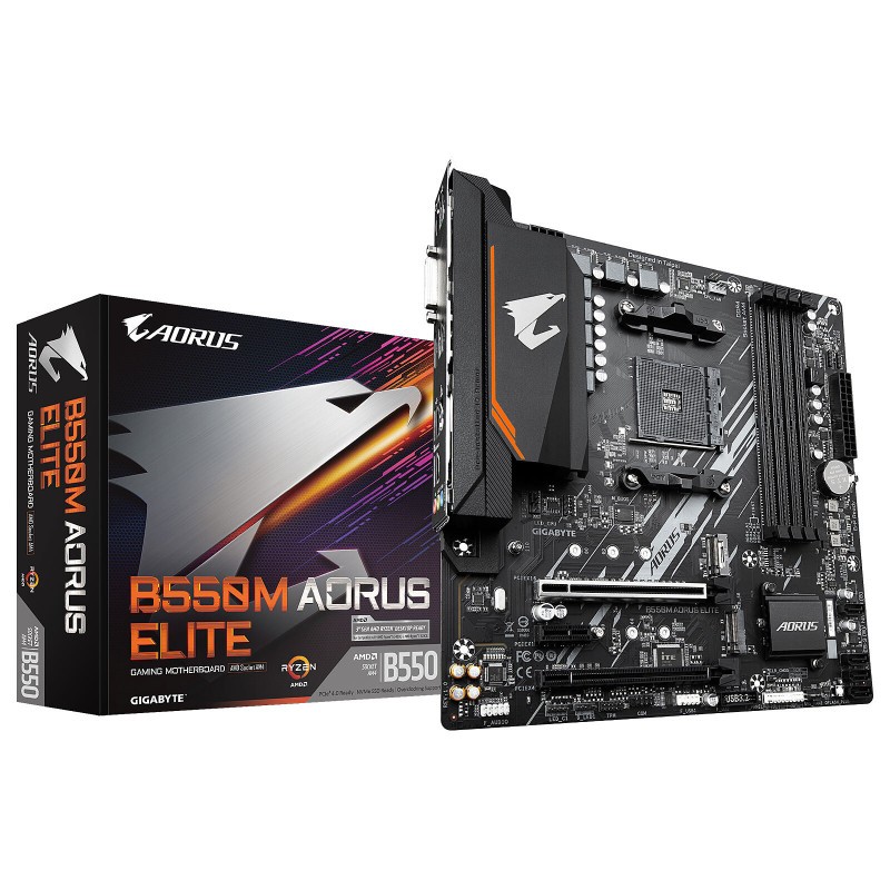 Gigabyte B550M AORUS ELITE AMD B550 AM4 micro ATX