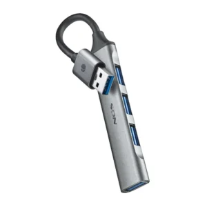 Hub USB 3.2 NGS iHub4 Micro- 4 ports (Gris)
