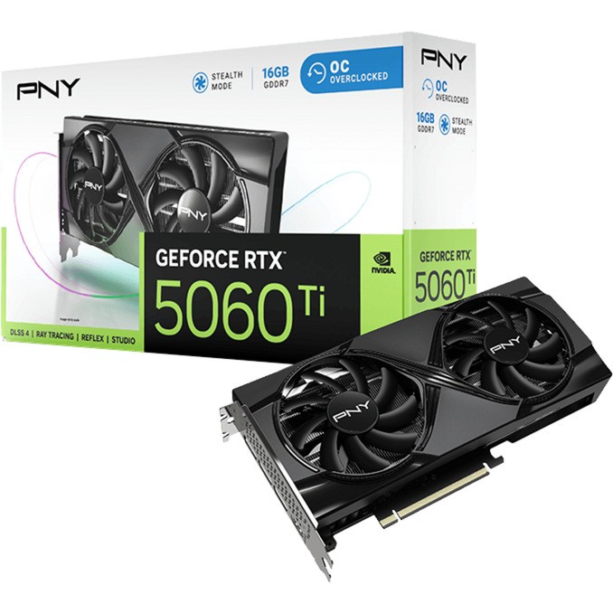 PNY GeForce RTX 5060 Ti Dual Fan OC 16 Go