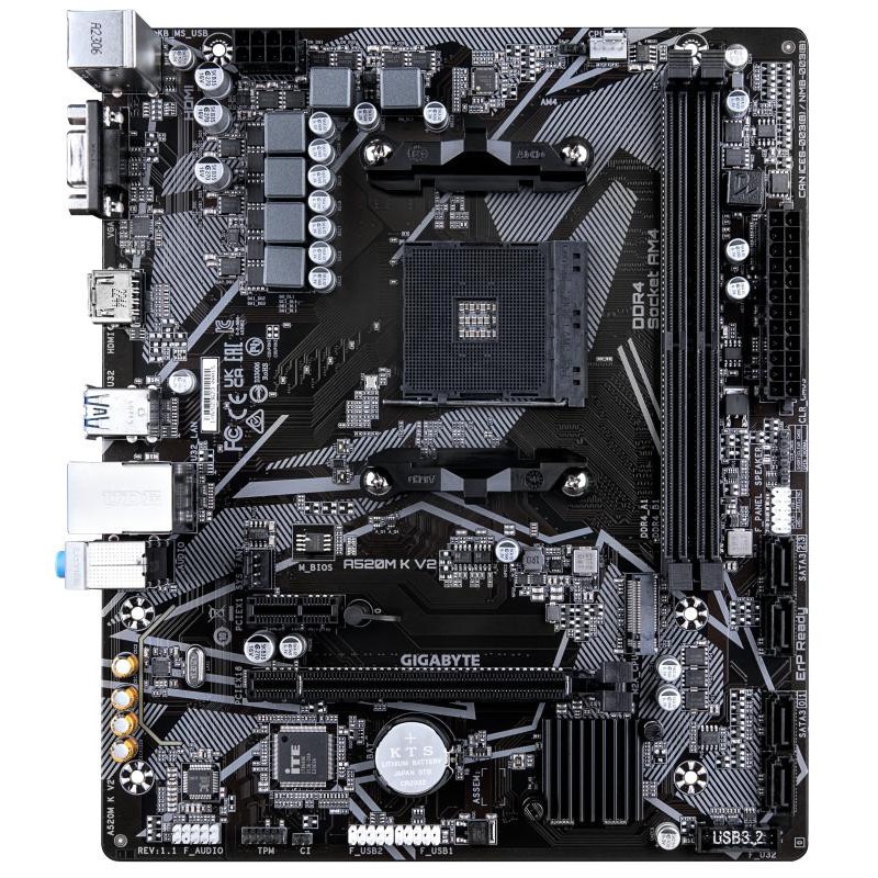 GIGABYTE Carte mère A520M K V2